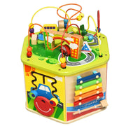 7-in-1 Wooden Activity Cube Toy