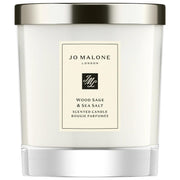 Jo Malone London Wood Sage & Sea Salt Scented Candle - Luxury Home Fragrance, Fresh Aquatics, Long-Lasting Candle