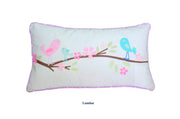 Pink Owl Print Patchwork Cotton Reversible Quilt Bedding Set