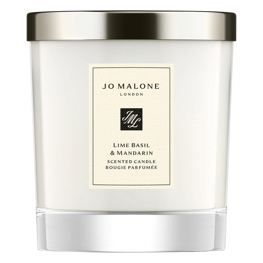 Jo Malone London Lime Basil & Mandarin Scented Candle - Luxury Home Fragrance, Long-Lasting Candle
