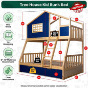 Treehouse Kid Bunk Bed
