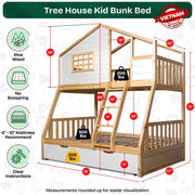 Treehouse Kid Bunk Bed