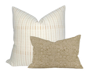 Ready to Ship, 22X22, ILU Pillow Cover in Ochre, Susan Connor Textiles