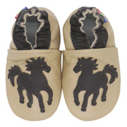 Carozoo Baby Shoes – Leather Children Slippers, Prewalker First Walking Shoes for Newborn Boys & Girls
