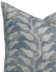 Folio Pillow Cover in Lake Blue, Susan Connor Textiles