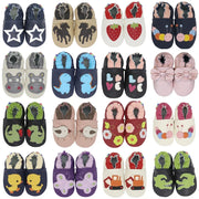 Carozoo Baby Shoes – Leather Children Slippers, Prewalker First Walking Shoes for Newborn Boys & Girls