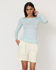 Lane Boatneck Top